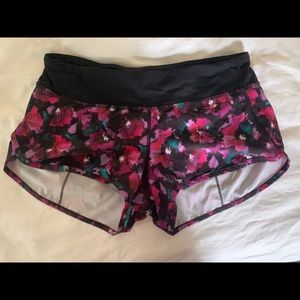 Lululemon Floral shorts